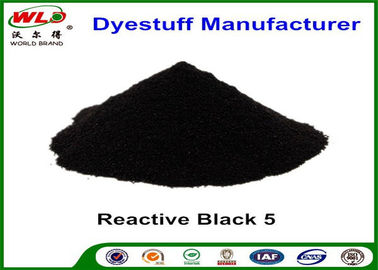 La ropa negra de los tintes reactivos de la materia textil del negro 5 de C I teñe KN-B negro reactivo