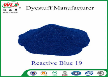 El tinte respetuoso del medio ambiente pulveriza el rodaballo reactivo WRE azul C yo 19 azules 100% fuerzas